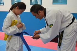 City West Taekwondo Promotion Yellow To Blue Belt