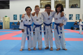 CWTkd Blue Belt Friends