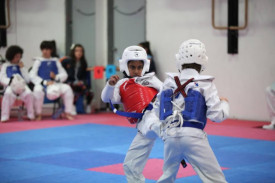 City West Taekwondo Fighting Comp Red V Blue