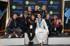 Taekwondo Team Gold AIS Australian Open